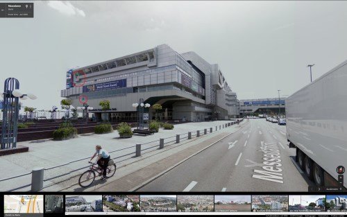 Screenshot: ICC Berlin - Google Street View