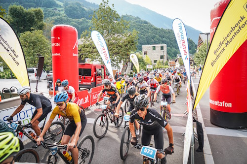 M3 Montafon MTB Marathon Schruns - kurz nach dem Startsignal