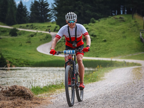 M3 Montafon MTB Marathon Schruns - Alex auf der zweiten Abfahrt