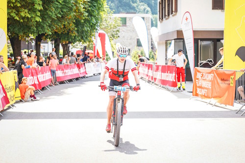 M3 Montafon MTB Marathon Schruns - Alex kommt ins Ziel