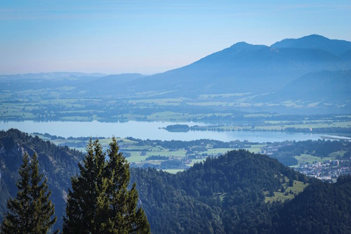 21. MTB Marathon in Pfronten - Impressionen: Blick über das Alpenvorland