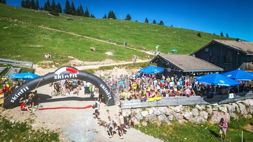 21. MTB Marathon in Pfronten - Impressionen: Die Alm, die das Ziel für die Klapprad-WM war