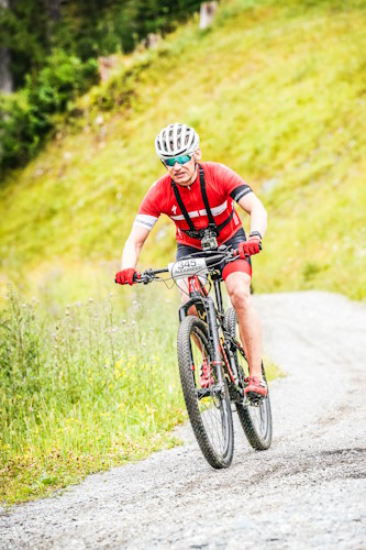 29. Ironbike Marathon Ischgl - kurz vor dem Ziel: Alex sieht angezählt aus