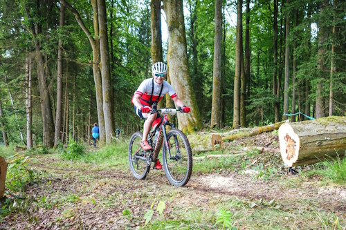 25. Franken Bike Marathon in Trieb - läuft gut bei Alex