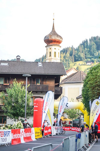 M3 Montafon MTB Marathon Schruns - Impressionen: der Startbereich am Morgen