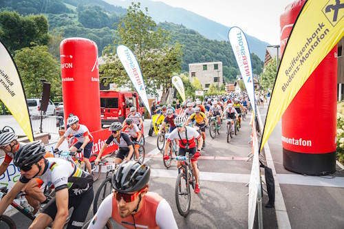 M3 Montafon MTB Marathon Schruns - kurz nach dem Startsignal