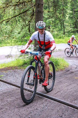 M3 Montafon MTB Marathon Schruns - die ersten 10 km laufen gut für Alex