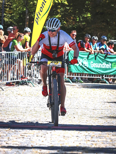 21. MTB Marathon in Pfronten - Alex im Ziel