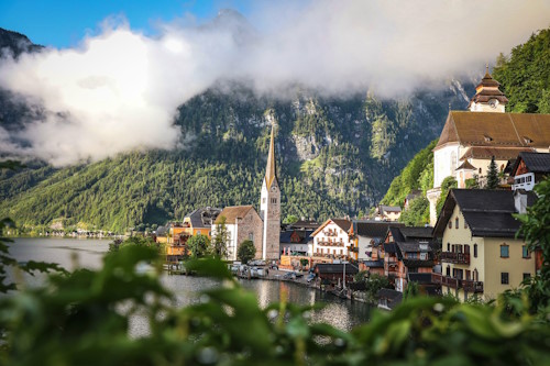 Salzkammergut Trophy in Bad Goisern - Impressionen: die Kirche von Hallstatt am Hallstätter See