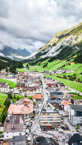 29. Ironbike Marathon Ischgl - Impressionen: Ischgl  Richtung Westen